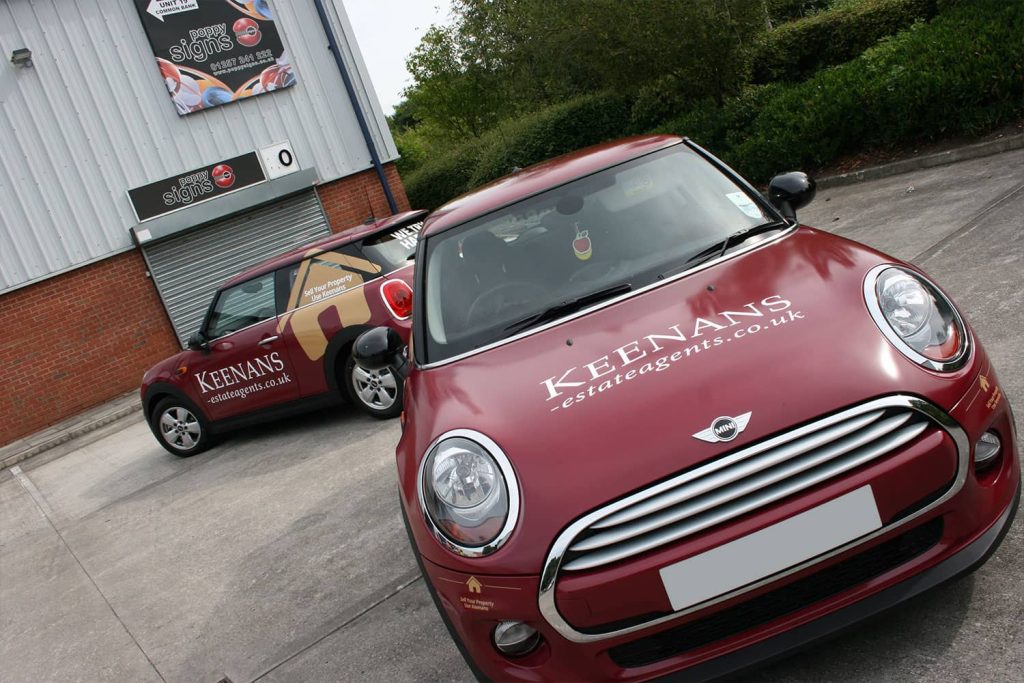 Keenan's Estate Agent - full colour digitally printed wrapped vehicles