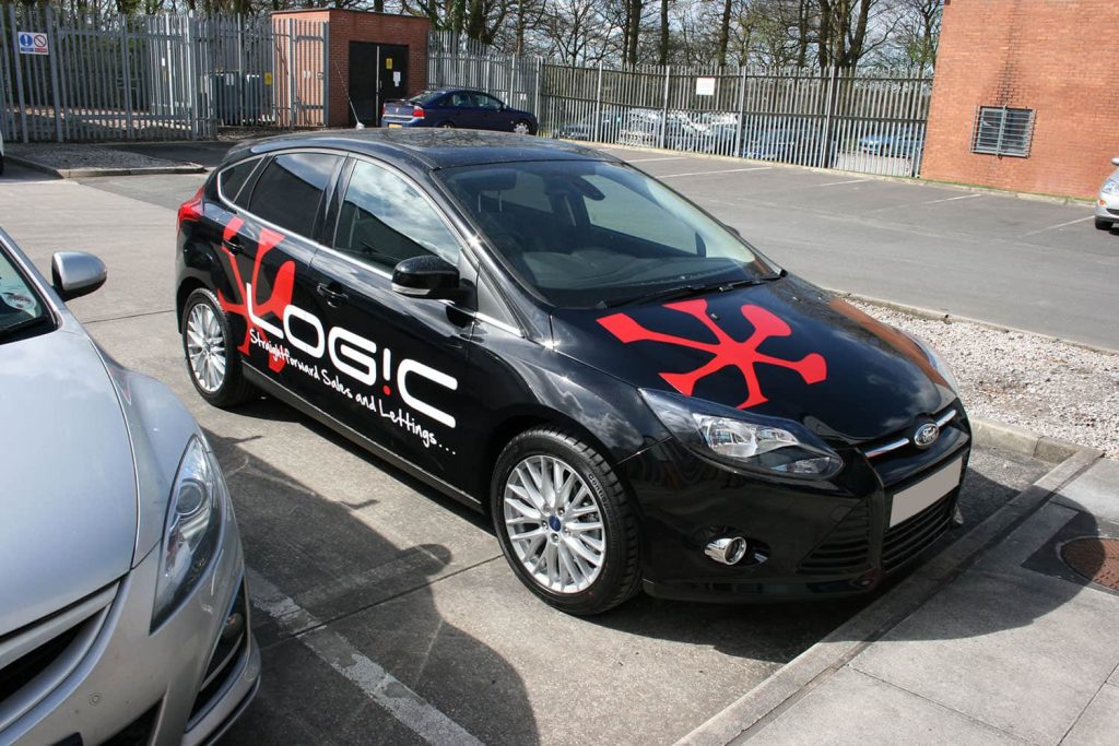 Logic Sales Letting Services - vehicle graphics.